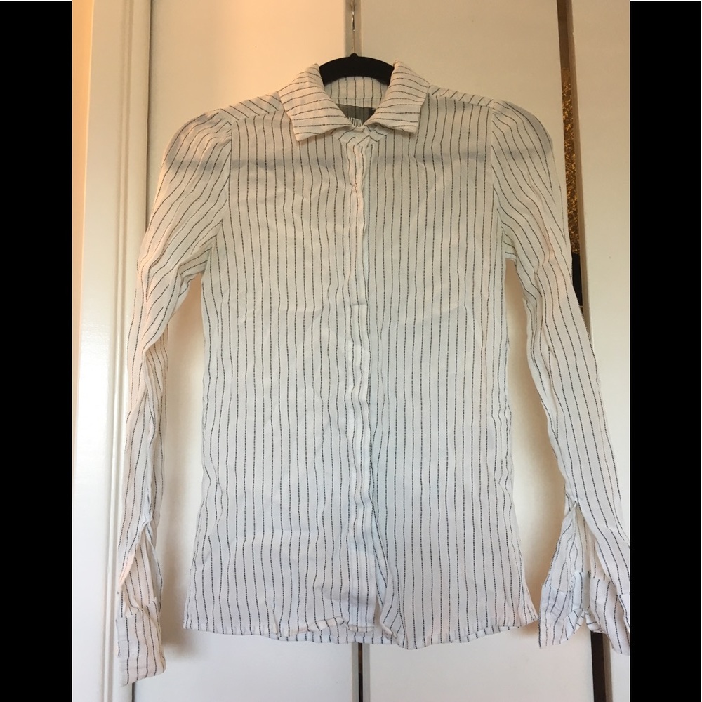 Annie Hall-style Reformation silly button up